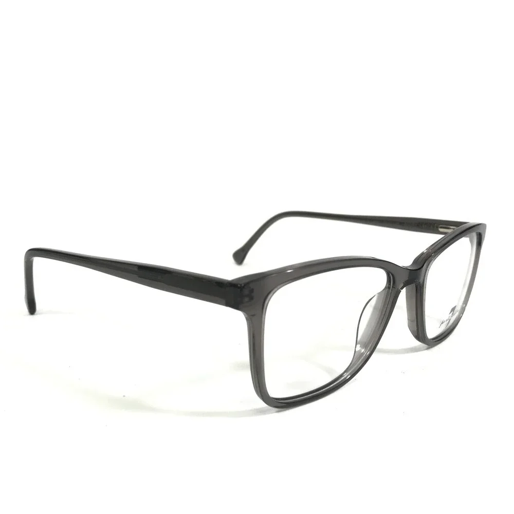 7 For All Mankind Eyeglasses Frames 823 DCGRY Clear Grey Square 52-17-145